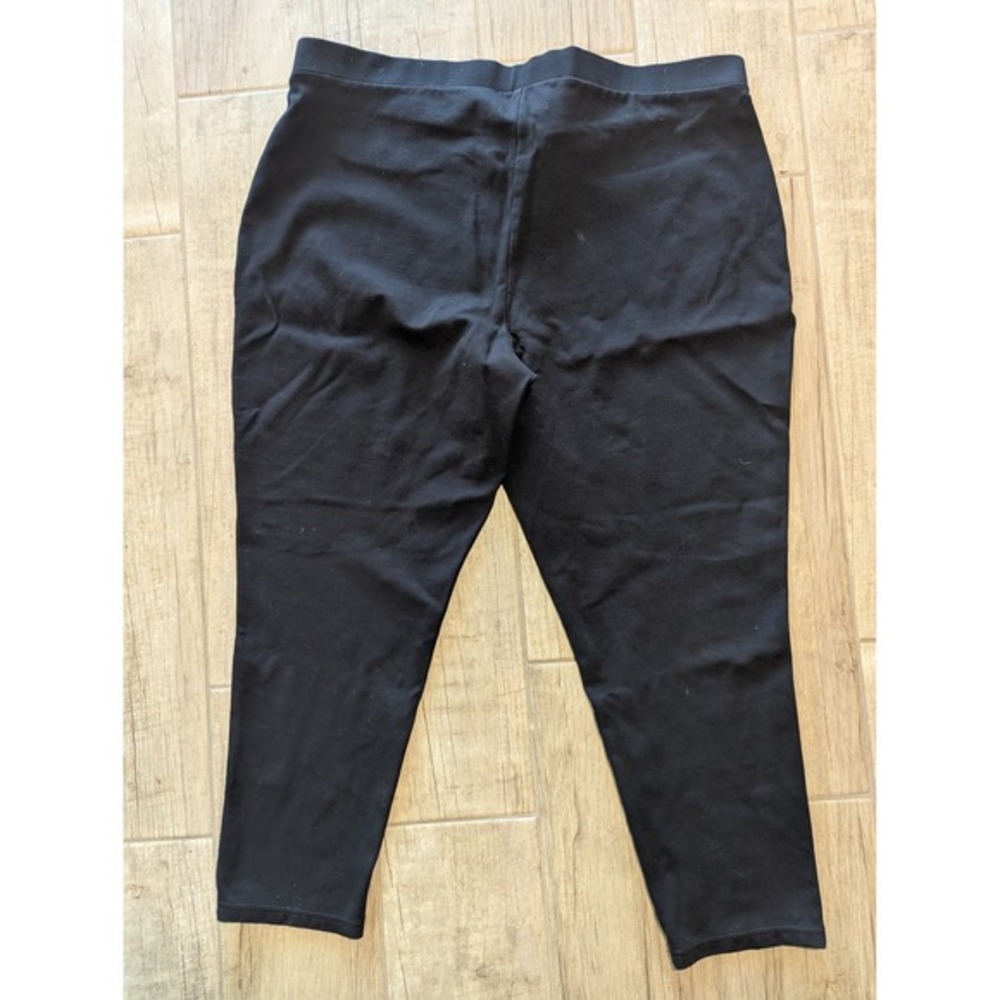 Chico's Women's Pull On Comfort Waist Crop Pants, Size 3, Black